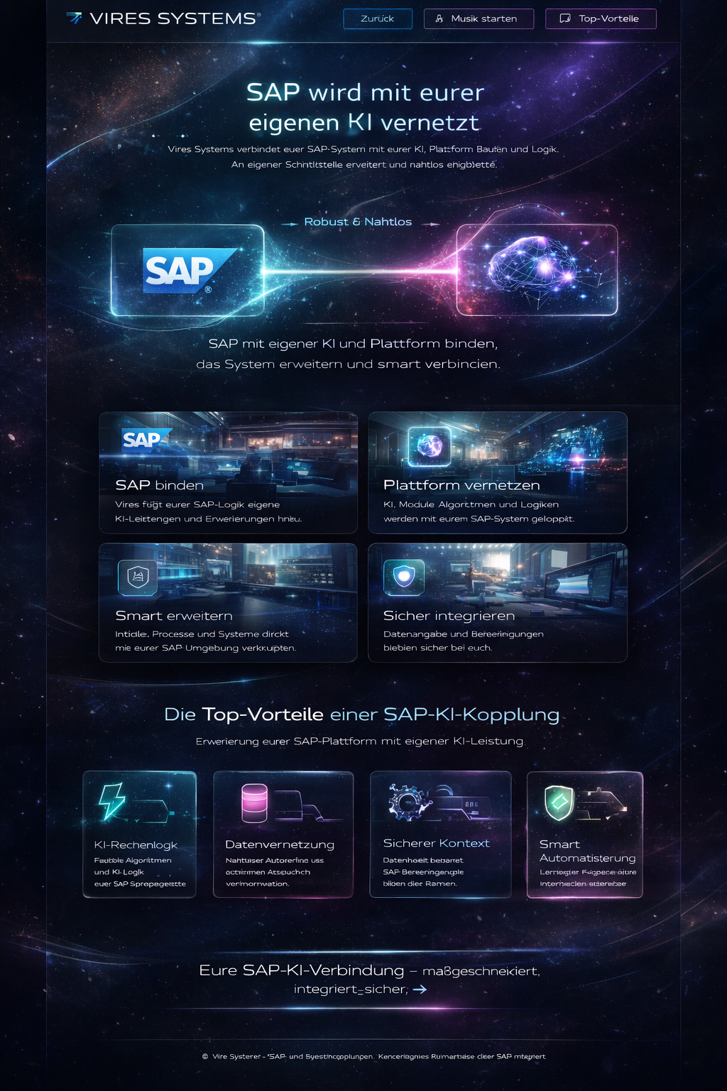 SAP und KI Kopplung Hero-Motiv